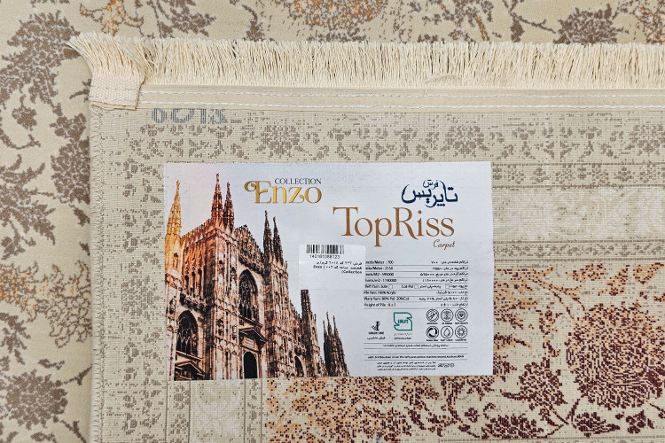 تصویر جزئیات فرش 700 shaneh انزو 6018 – نخ اکریلیک صد در صد