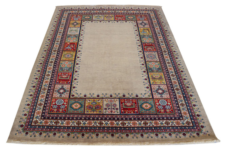 فرش دالان مدل wf2271 با پشم طبیعی، طرحی نزدیک به دستباف