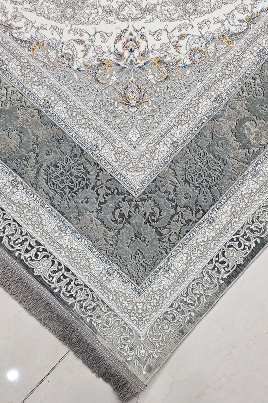 فرش ماشینی درویش 205 طوسی 1200 شانه 3600 تراکم
