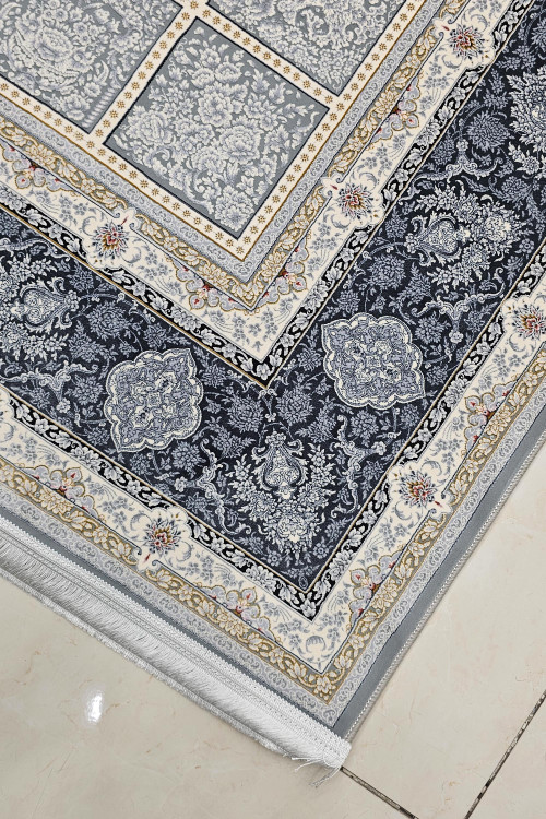 farsh 1500 shane mah neshan kashan espinas silver 4500