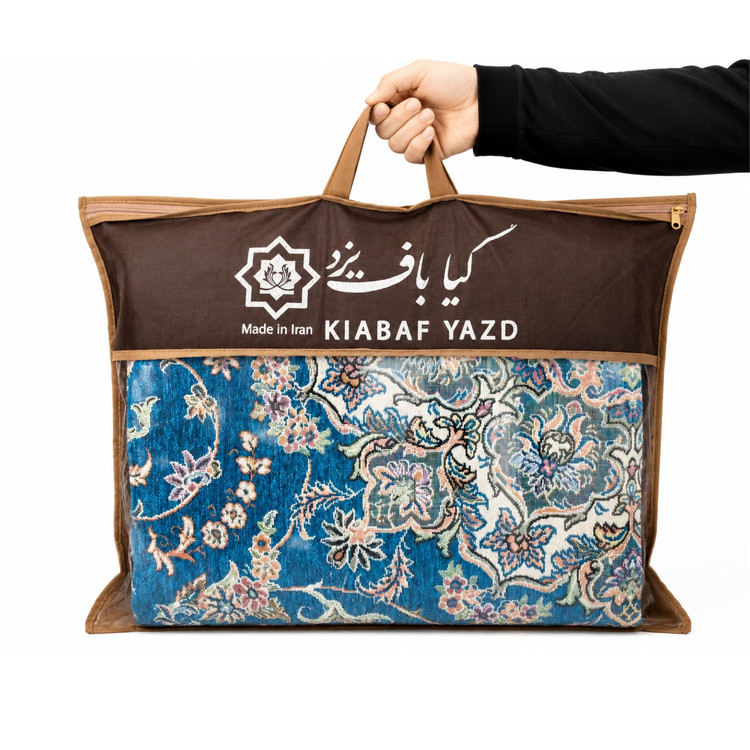 نمای کامل روفرشی فیروزهای با نقشه اصیل ایرانی