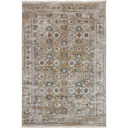 فرش 1200 شانه الماس کویر کلکسیون گلوریا طرح 4538 رنگ طلایی