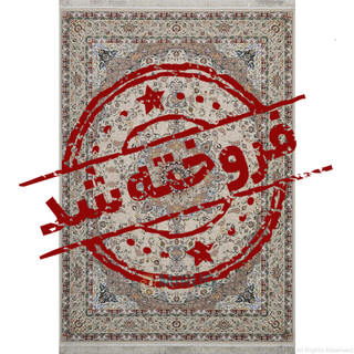 فرش 1200 شانه بهشتی تبریز نقشه 1100 کرم کلکسیون تبریز تراکم 3600