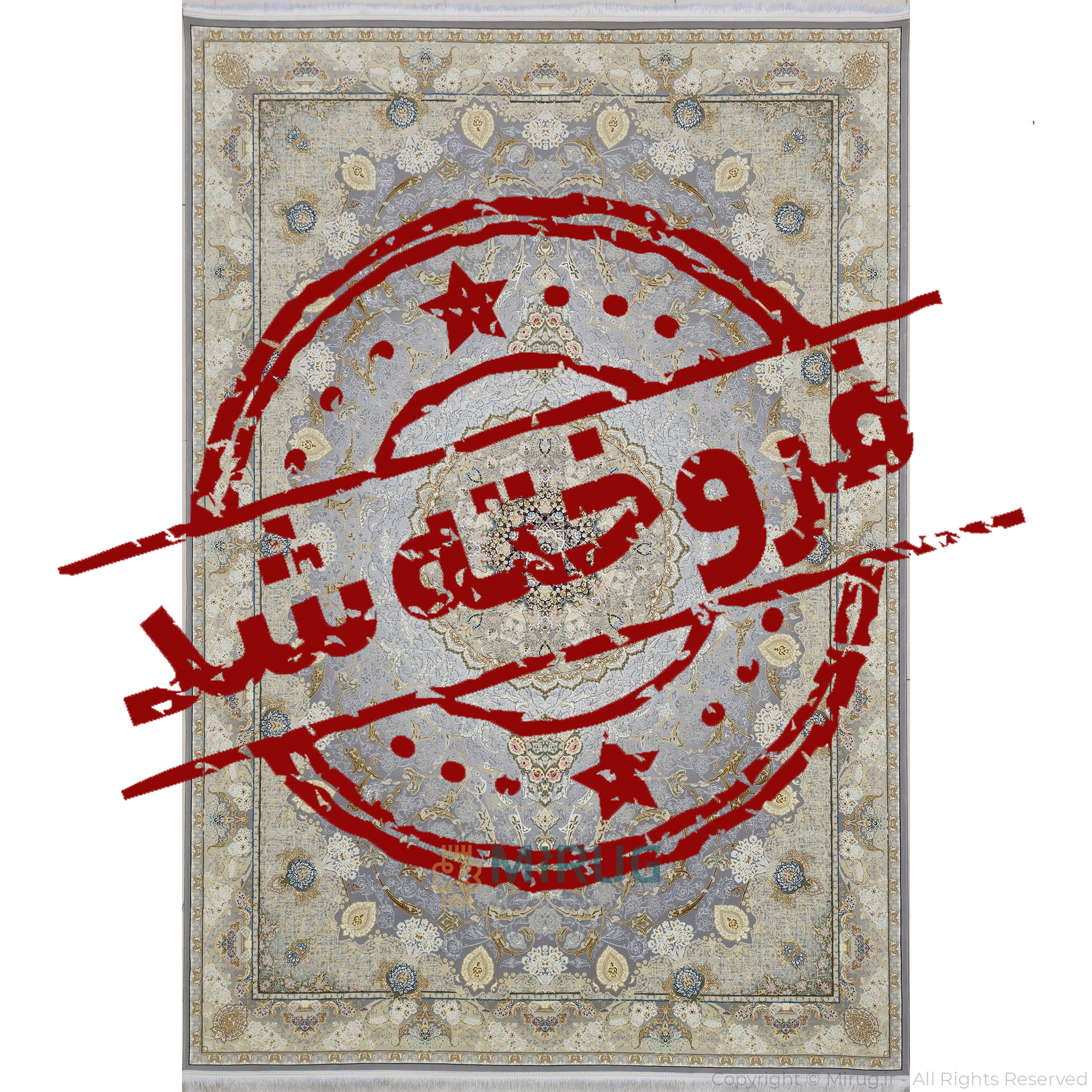 فرش تخفیف دار 1200 شانه اصلی 3.5 متر در 2.5 متر نقشه لیندا فیلی