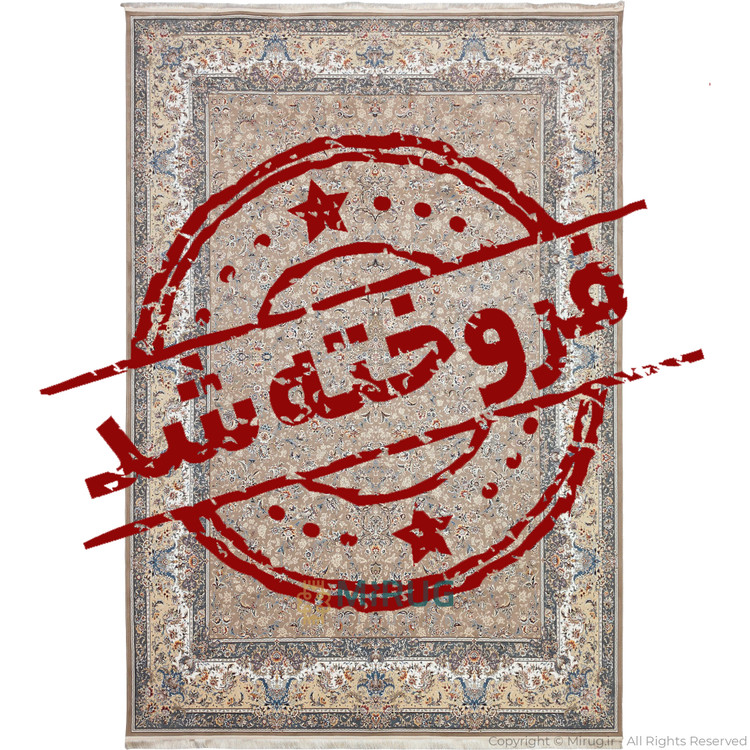 فرش 1200 شانه تخفیفی یادگار (آریا نگین مشهد اردهال) نقشه افشان نسکافه ای تراکم 3600 اکریلیک